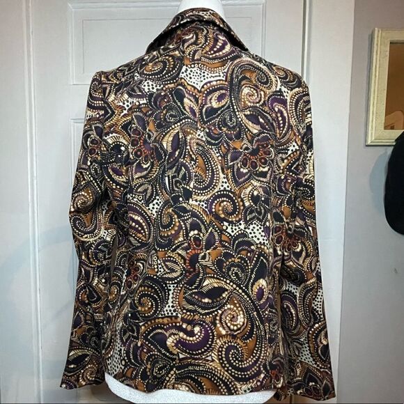 Requirements Two Button Paisley Jacket - Picture 6 of 12